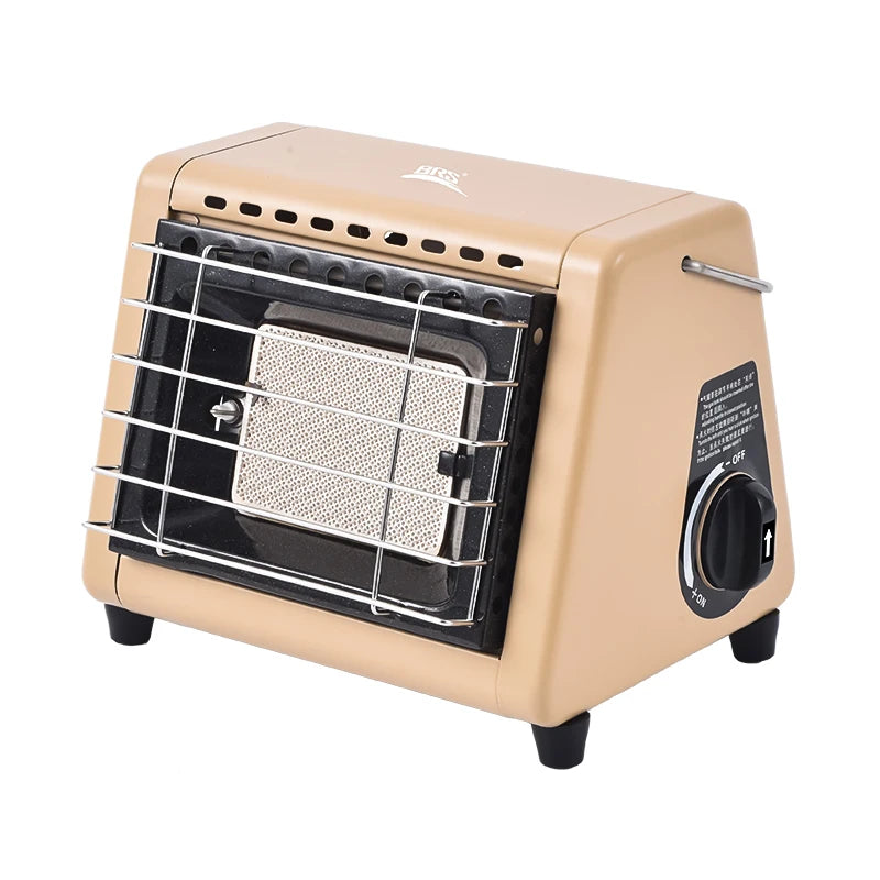 -H23 Portable Tent Heater 1500W Outdoor Space Butane Heater with Control Valve Infrared Ray Patio Heater for Camping Winter